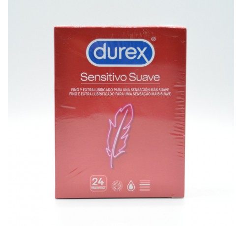 PRESERVATIVOS DUREX SENSITIVO SUAVE 24 U Preservativos