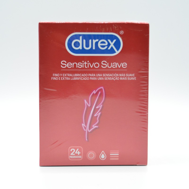 PRESERVATIVOS DUREX SENSITIVO SUAVE 24 U Preservativos