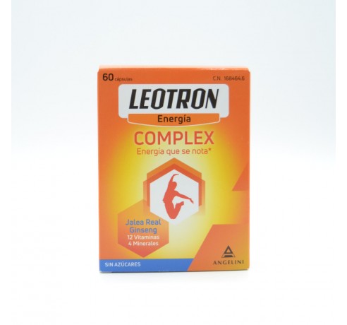 LEOTRON COMPLEX 60 CAPSULAS Energía y vitalidad