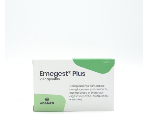 EMEGEST PLUS (JENGIBRE) 20 CAPSULAS Gestación y embarazo