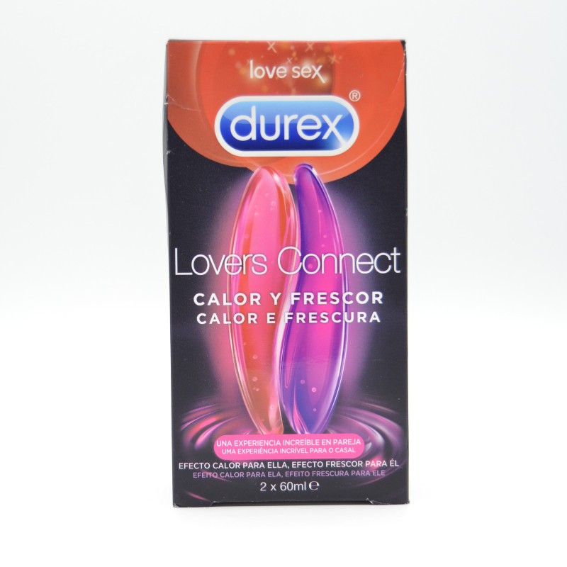 DUREX PLAY LOVERS CONNECT 2X60 ML Lubricantes y geles de masaje