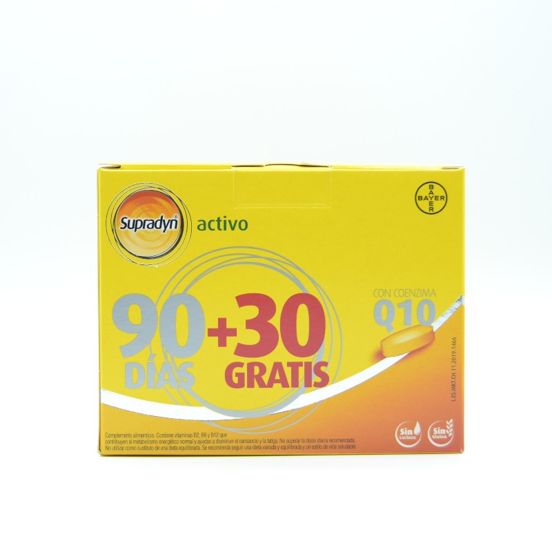 SUPRADYN ACTIVO 90 + 30 COMP GRATIS Complejos multivitamínicos