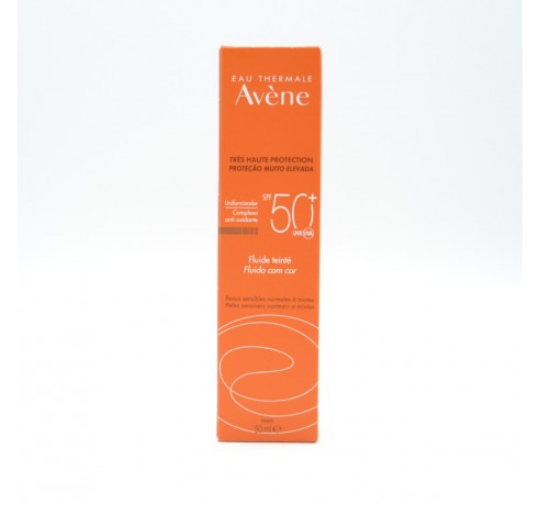 AVENE SOLAR FLUIDO 50+ COLOR 50 ML Facial adulto