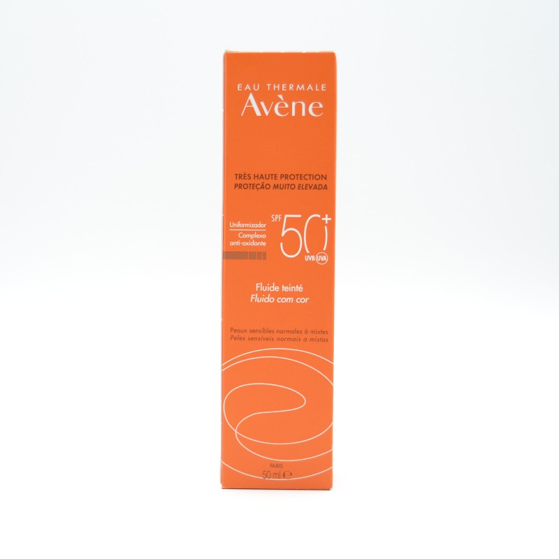 AVENE SOLAR FLUIDO 50+ COLOR 50 ML Facial adulto