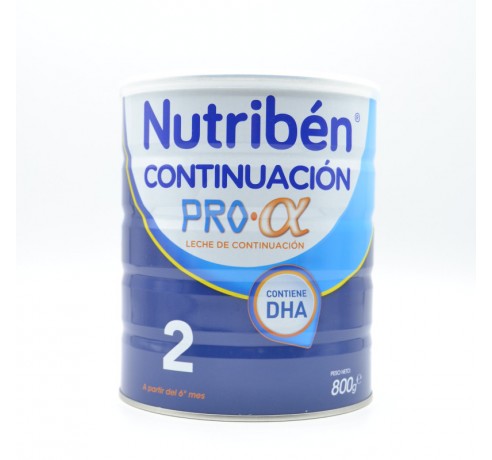 NUTRIBÉN CONTINUACIÓN PRO-ALFA 2 - LECHE DE CONTINUACIÓN PARA LACTANTES A  PARTIR DE LOS 6 MESES DE EDAD Y HASTA LOS 12 MESES - L