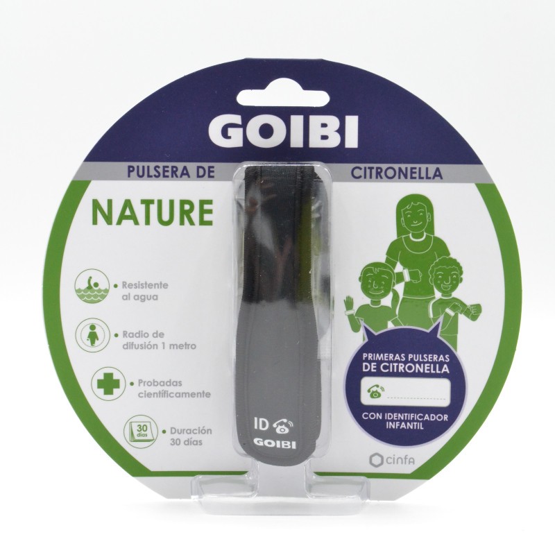 GOIBI PULSERA CITRONELLA ADULTOS NEGRA Anti-mosquitos