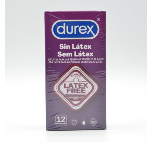 PRESERVATIVOS DUREX SIN LATEX 12 U Preservativos