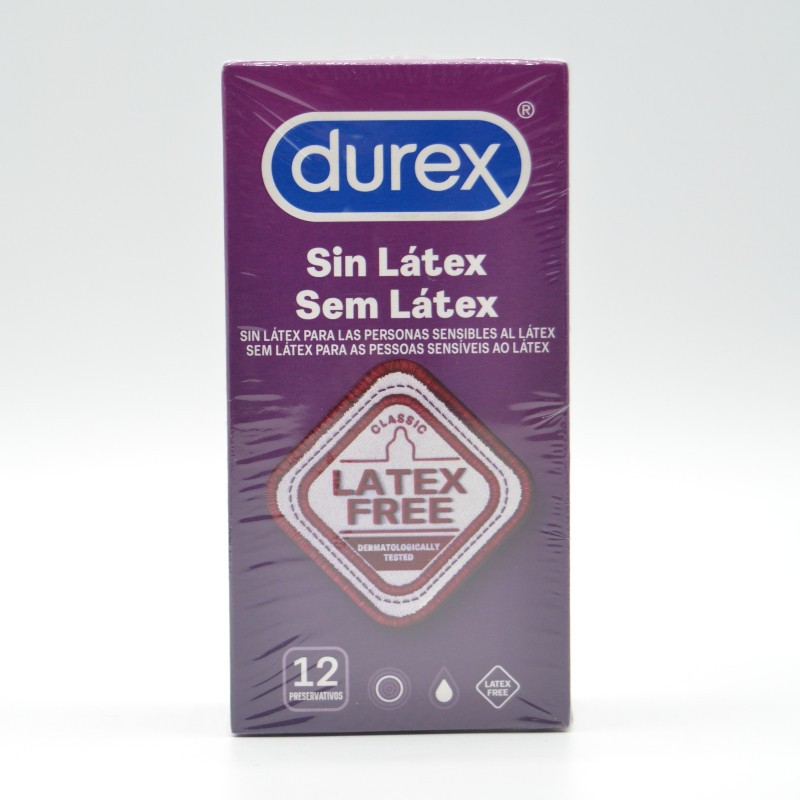 PRESERVATIVOS DUREX SIN LATEX 12 U Preservativos