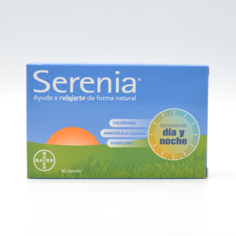 SERENIA 60 CAPSULAS Regulación de estrés y ciclo del sueño