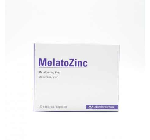 MELATOZINC 120 CAPS Regulación de estrés y ciclo del sueño