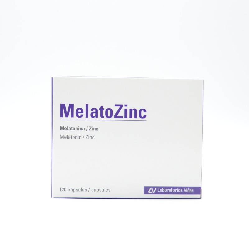 MELATOZINC 120 CAPS Regulación de estrés y ciclo del sueño