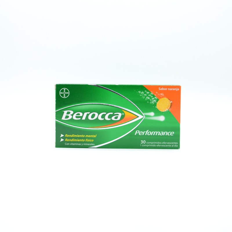 BEROCCA PERFORMANCE NARANJA 30 COMPRIMIDOS EFERVESCENTES Energía y vitalidad