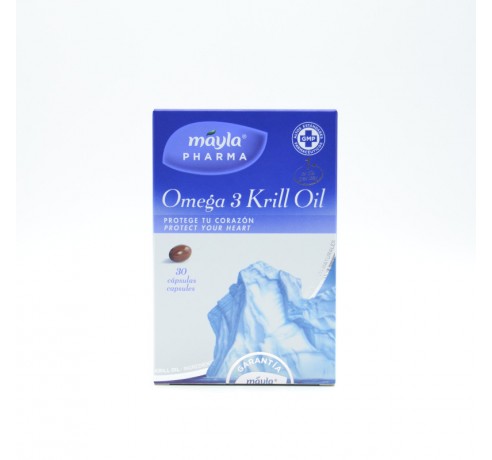 OMEGA-3 KRILL OIL 30 CAPS (MAYLA) Salud cardiovascular