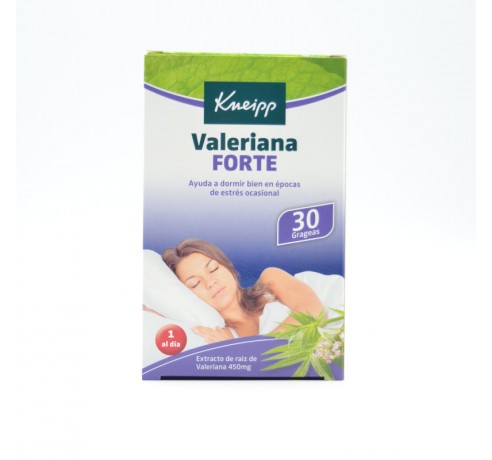 VALERIANA KNEIPP FORTE 30 GRAGEAS Regulación de estrés y ciclo del sueño