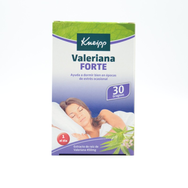 VALERIANA KNEIPP FORTE 30 GRAGEAS Regulación de estrés y ciclo del sueño