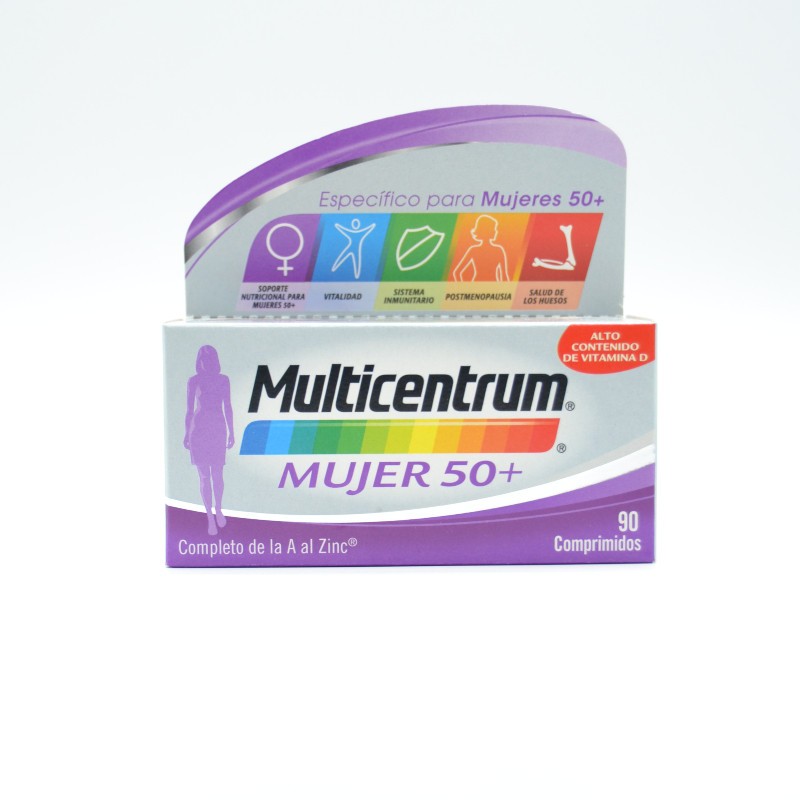 MULTICENTRUM MUJER 50+ 90 COMP Energía y vitalidad