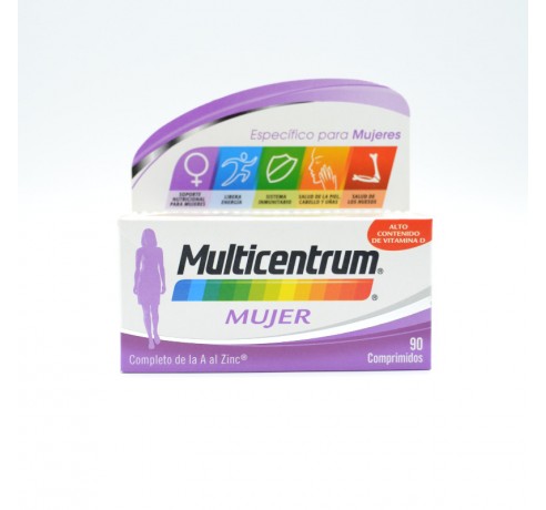 MULTICENTRUM MUJER 90 COMP Energía y vitalidad