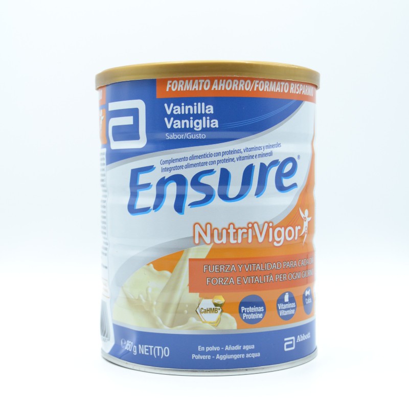 ENSURE VAINILLA 850 GR Nutrición de adulto