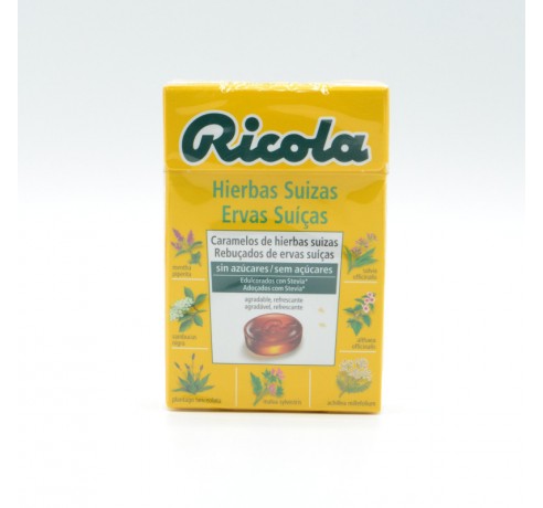 RICOLA CARAMELOS S/A HIERBAS Y ESTEVIA 50 GR Caramelos y chicles