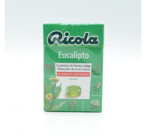 RICOLA CARAMELOS S/A EUCALIPTO 50 GR Caramelos y chicles