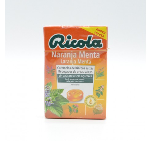 RICOLA CARAMELOS S/A NARANJA 50 GR Caramelos y chicles