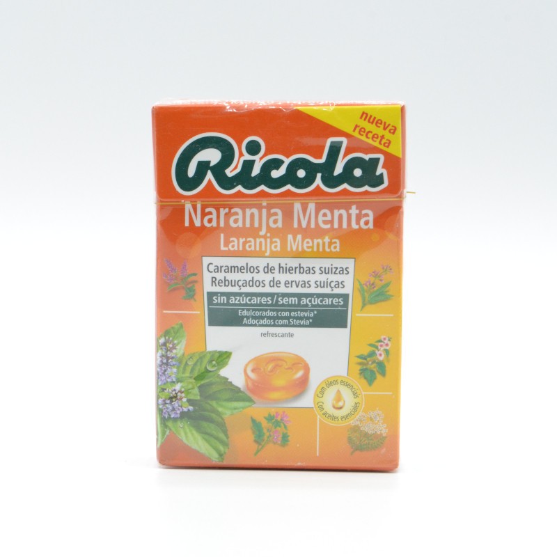 RICOLA CARAMELOS S/A NARANJA 50 GR Caramelos y chicles