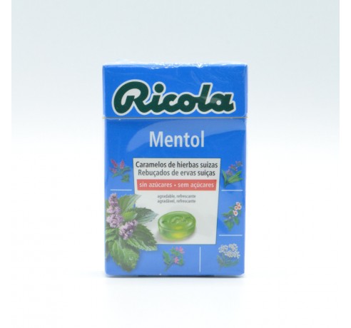 RICOLA CARAMELOS S/A MENTOL 50 GR Caramelos y chicles