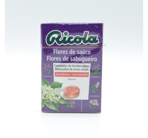 RICOLA CARAMELOS S/A FLORES DE SAUCO 50 GR Caramelos y chicles