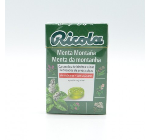 RICOLA CARAMELOS S/A MENTA MONTAÑA 50 GR Caramelos y chicles