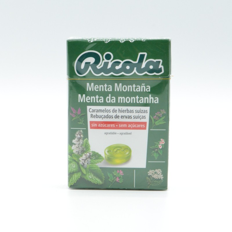 RICOLA CARAMELOS S/A MENTA MONTAÑA 50 GR Caramelos y chicles