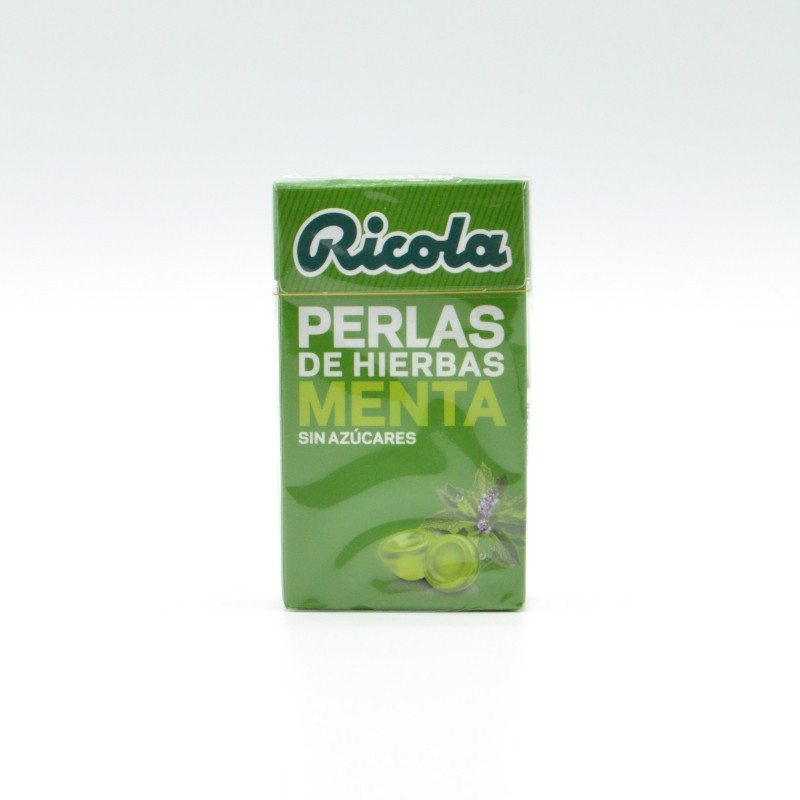 RICOLA PERLAS MENTA 25 G S/A Caramelos y chicles