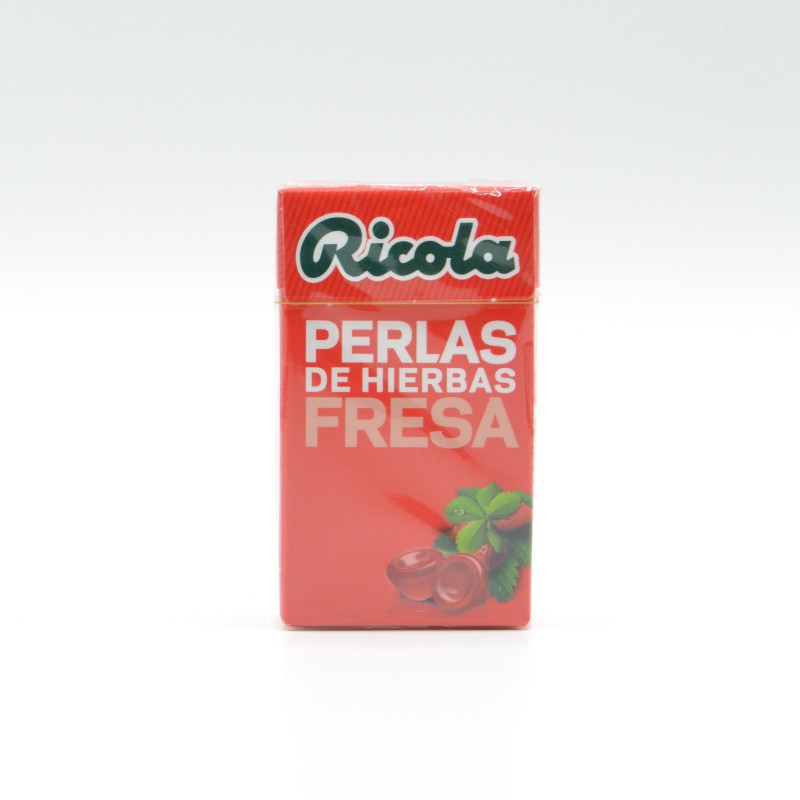 RICOLA PERLAS S/A FRESA 25 GR Caramelos y chicles