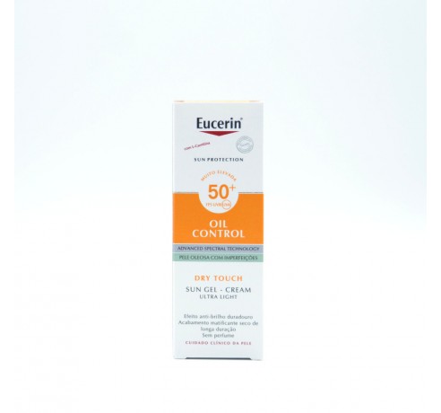 EUCERIN SOLAR ROSTRO OIL CONTROL 50+ 50 ML Facial adulto