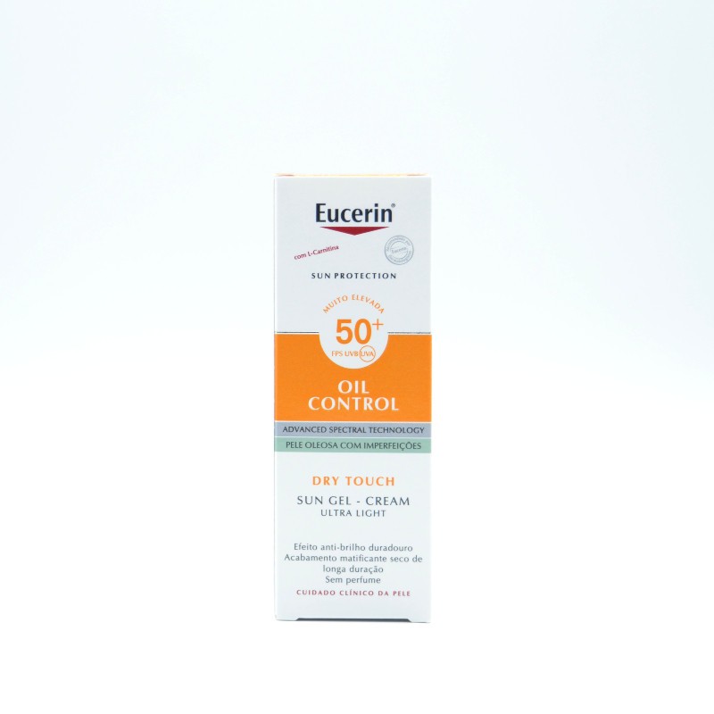 EUCERIN SOLAR ROSTRO OIL CONTROL 50+ 50 ML Facial adulto