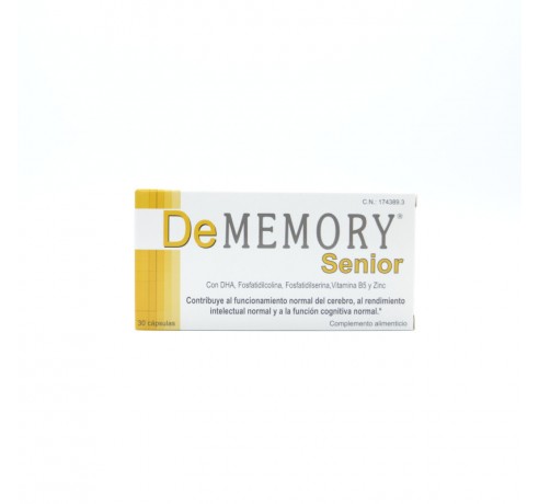 DEMEMORY SENIOR 30 CAPSLAS Memoria y estudio