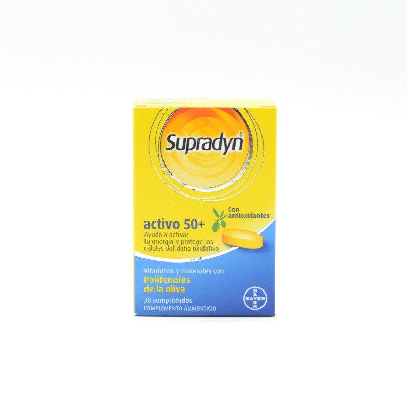 SUPRADYN ACTIVO 50+ ANTIOXIDANTES 30 COMP Energía y vitalidad