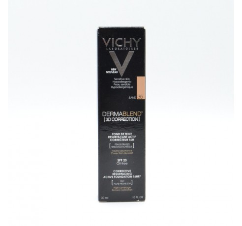 VICHY DERMABLEND 3D CORRECTION N-35 SPF 25 OIL FREE V Maquillaje