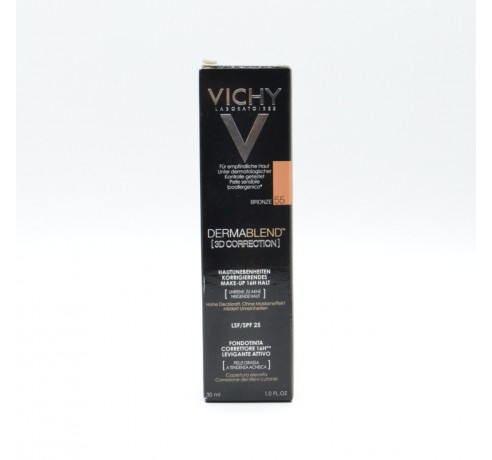 VICHY DERMABLEND 3D CORRECTION N-55 SPF 25 OIL FREE V Maquillaje