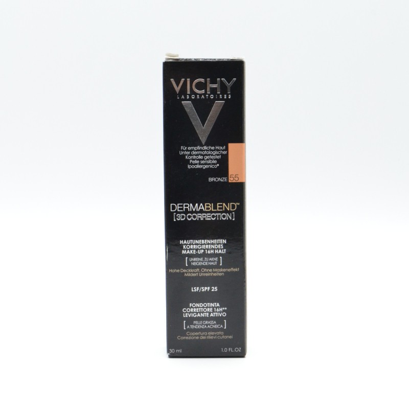 VICHY DERMABLEND 3D CORRECTION N-55 SPF 25 OIL FREE V Maquillaje