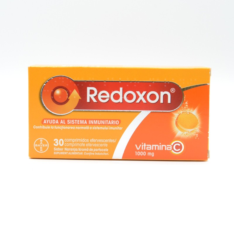 REDOXON 1 GR 30 COMPRIMIDOS EFERVESCENTES NARANJA Energía y vitalidad