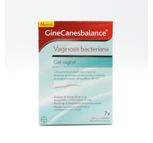 GINECANESBALANCE GEL VAGINAL 7 TUBOS 5 ML Infección vaginal y probióticos