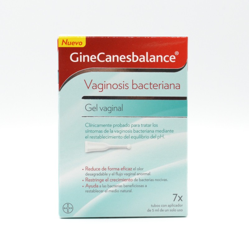 GINECANESBALANCE GEL VAGINAL 7 TUBOS 5 ML Infección vaginal y probióticos