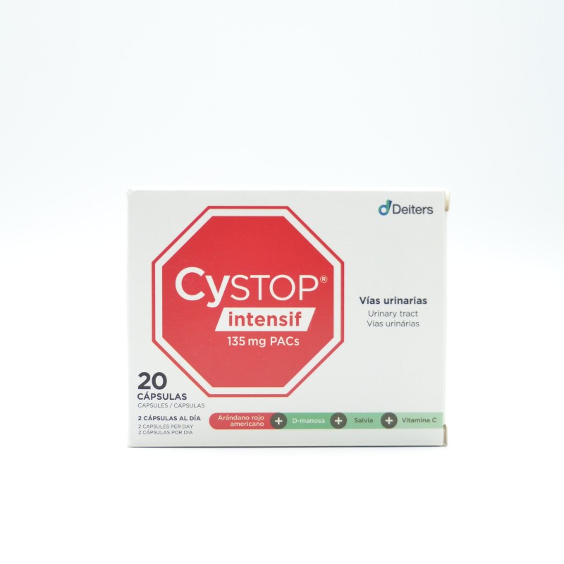 CYSTOP INTENSIF 20 CAPSULAS Salud de las vias urinarias