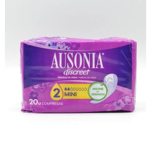 AUSONIA DISCREET MINI 20 U Menstruación