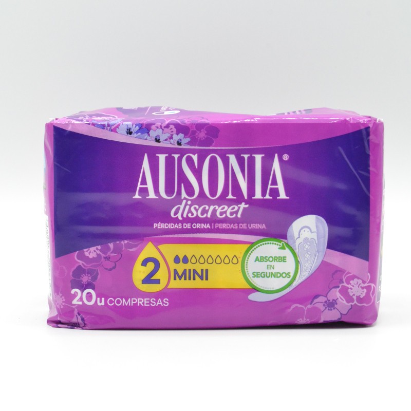 AUSONIA DISCREET MINI 20 U Menstruación