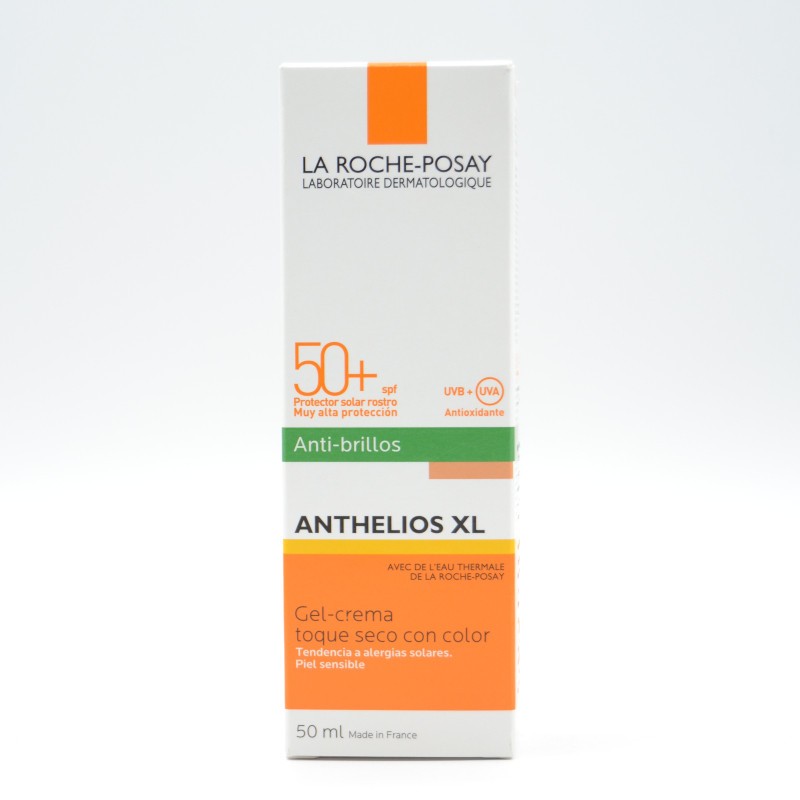 ANTHELIOS ROSTRO GEL-CREMA OIL CONTROL COLOR 50+ 50 ML Facial adulto