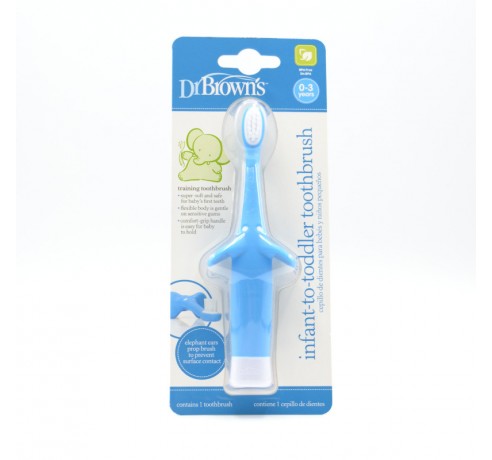 DR BROWN´S CEPILLO DIENTES BEBE AZUL Primeros dientes