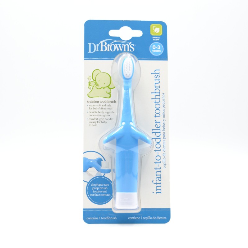 DR BROWN´S CEPILLO DIENTES BEBE AZUL Primeros dientes