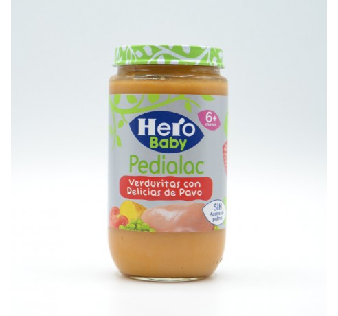 HERO BABY TARRO VERDURITAS CON DELICIAS DE PAVO 235G Potitos