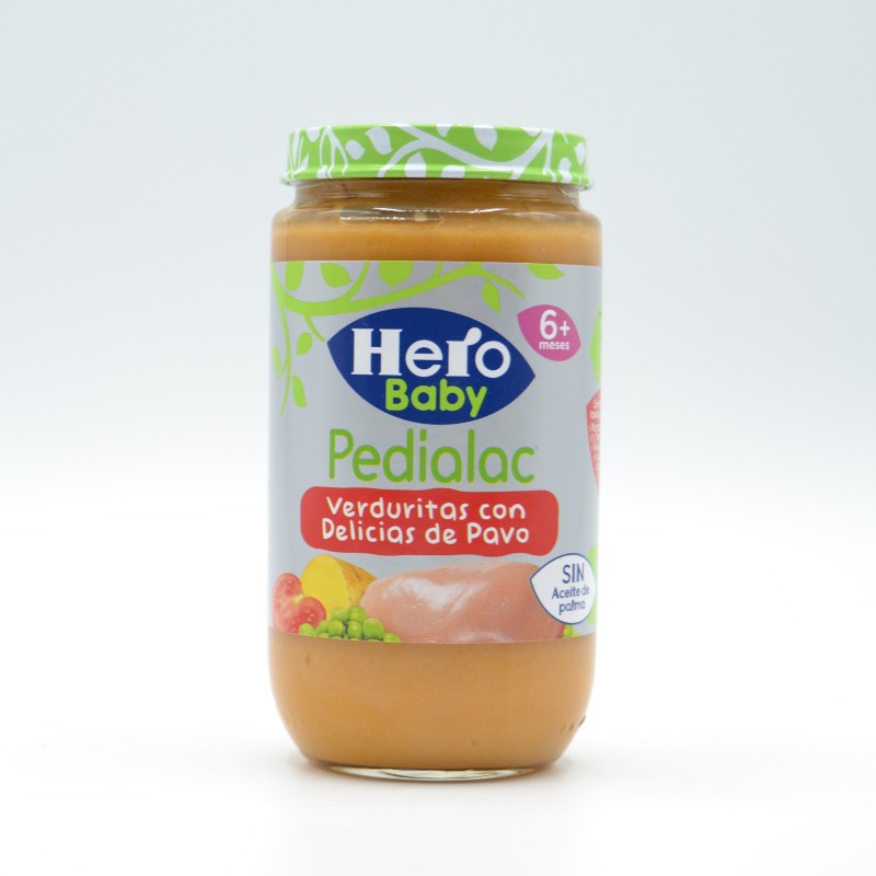 HERO BABY TARRO VERDURITAS CON DELICIAS DE PAVO 235G Potitos